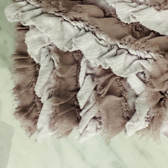 Crewcuts Silk & Cotton Ruffle Lavender Tank Size 4-5 - Picture 4 of 5